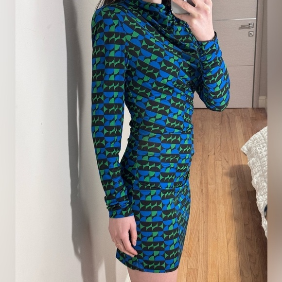 Zara Multicolor Mini Dress in Medium Size - Picture 5 of 10